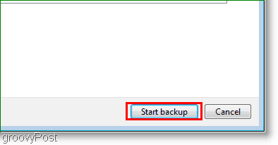 Windows 7: Δημιουργήστε ένα αντίγραφο ασφαλείας του συστήματος