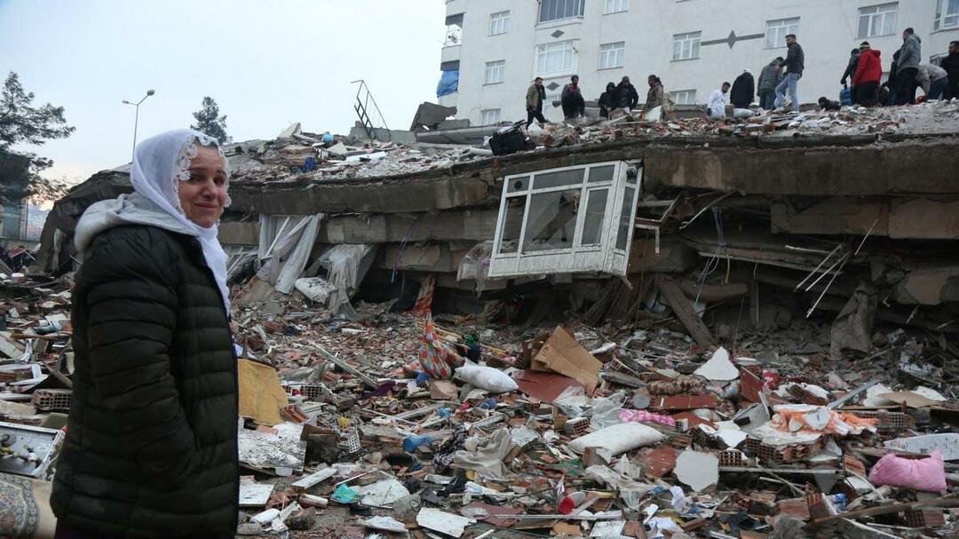 Πλαίσια από σεισμούς με επίκεντρο το Kahramanmaraş