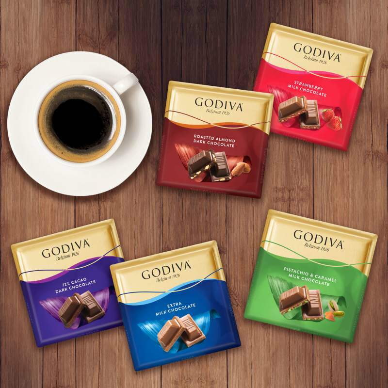 Νέες "τετραγωνικές σοκολάτες" του Godiva