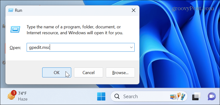 Απενεργοποιήστε τη Διαχείριση εργασιών στα Windows 11