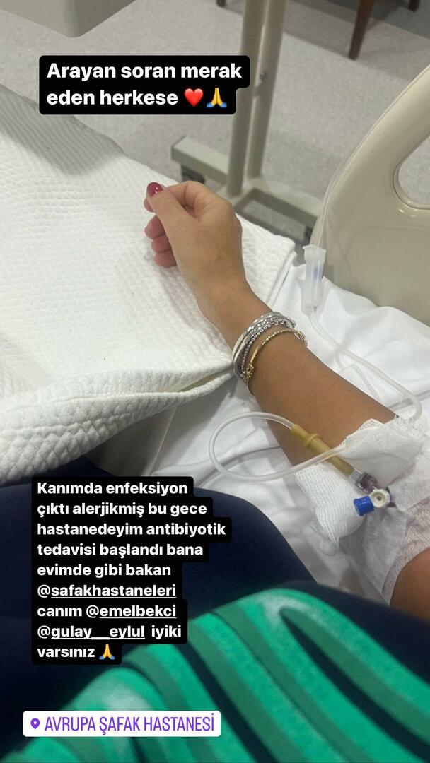 Η Ozlem Yildiz έχει μια μόλυνση στο αίμα της