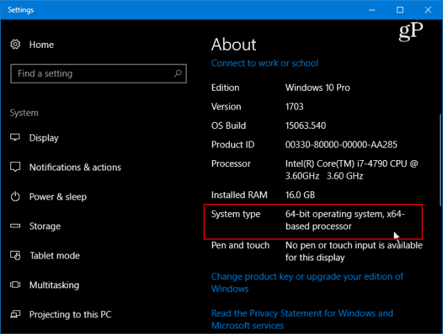 Έκδοση των Windows 10