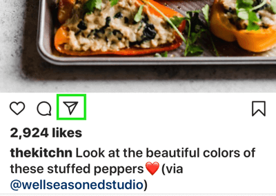 Δημιουργήστε ισχυρές, ενδιαφέρουσες ιστορίες Instagram, επιλογή για αποστολή μιας ανάρτησης Instagram