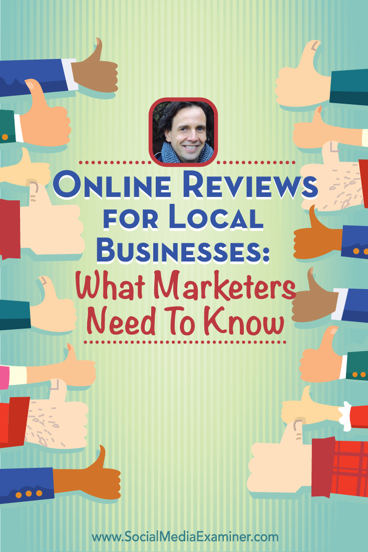 Διαδικτυακές κριτικές για τοπικές επιχειρήσεις: Τι πρέπει να γνωρίζουν οι έμποροι: Εξεταστής κοινωνικών μέσων