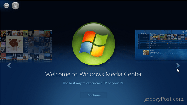 Το Windows Media Center