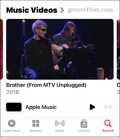 Λίστες αναπαραγωγής βίντεο στο Apple Music