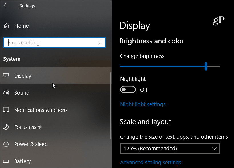 Windows 10 Έξυπνη εμφάνιση σχεδίασης
