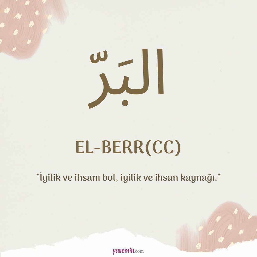 Τι σημαίνει al-Berr (c.c);
