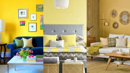 Προτάσεις διακόσμησης στο σπίτι που μπορούν να γίνουν με κίτρινο χρώμα
