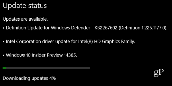 Προεπισκόπηση των Windows 10 Build 14385 Released for PC και Mobile
