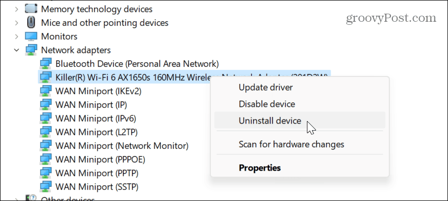 Διορθώστε το Wi-Fi που δεν εμφανίζεται