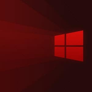 Λογότυπο των Windows 10 Κόκκινο