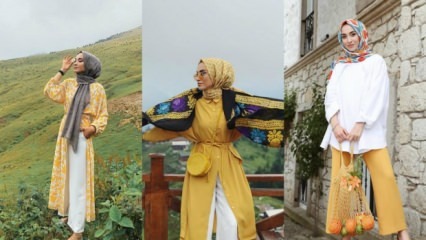 Κίτρινα ρούχα σε ρούχα ιτζάμπ