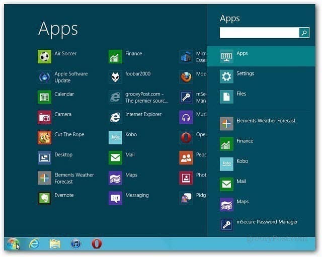 Αποκτήστε το μενού "Έναρξη" στα Windows 8 με ViStart