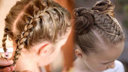 Πώς να κάνετε hairstyles πλεξούδες; Τα ευκολότερα και διαφορετικά μοντέλα για τα μαλλιά των παιδιών και η κατασκευή τους