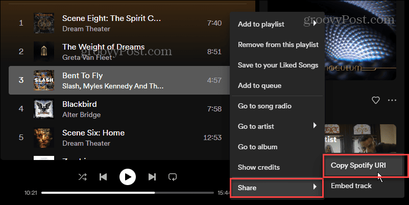 Δημιουργία και σάρωση κωδικών Spotify