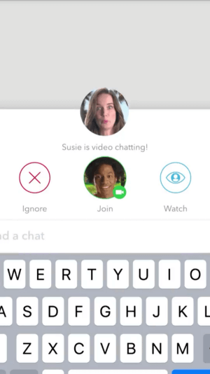 δυνατότητα συνομιλίας snapchat