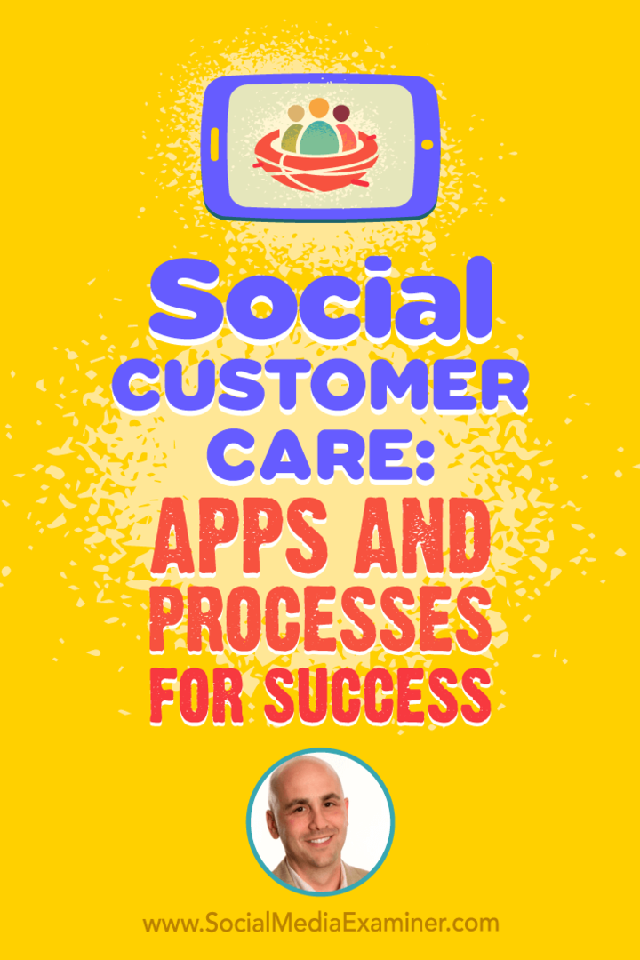 Κοινωνική εξυπηρέτηση πελατών: Εφαρμογές και διαδικασίες επιτυχίας με πληροφορίες από τον Dan Gingiss στο Social Media Marketing Podcast.