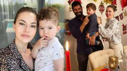 Η διάσημη ηθοποιός Fahriye Evcen πήρε το γιο της Karan στο σχολείο!