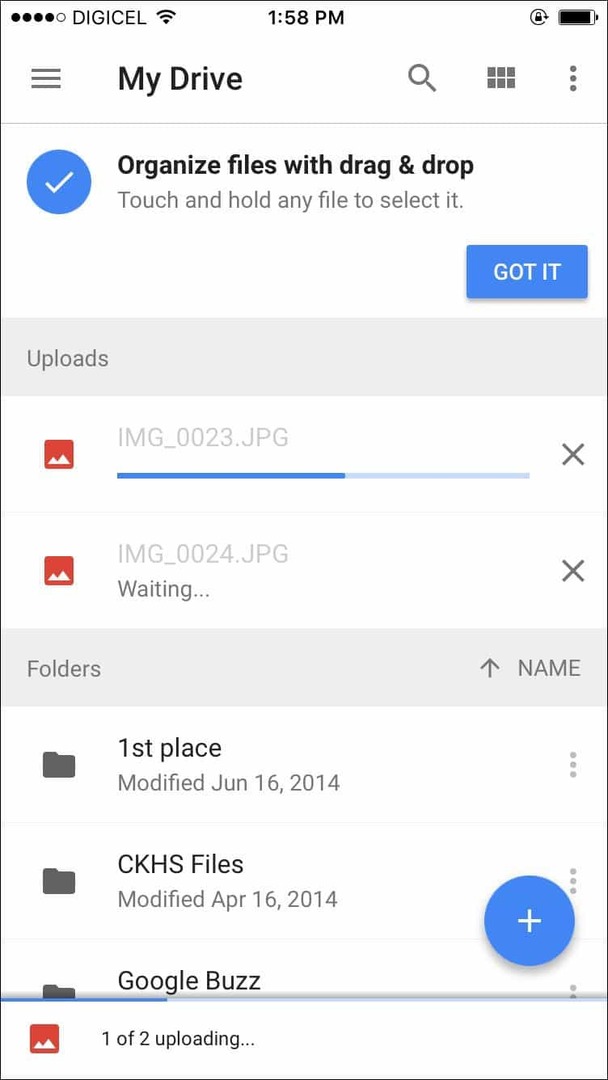 Το Google Drive για iOS ενημερώθηκε με υποστήριξη 3D Touch