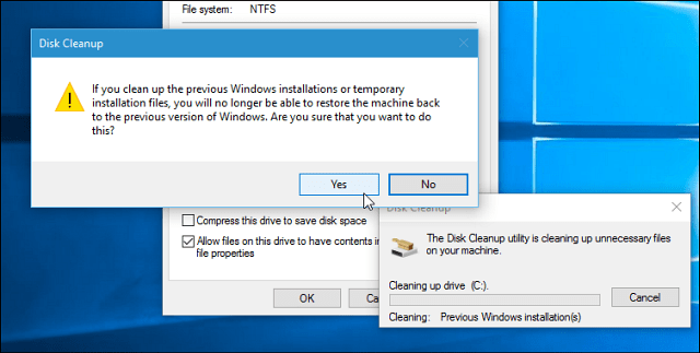 Windows 10 Νοεμβρίου Ενημέρωση: Ανάκτηση 20 GB χώρου στο δίσκο