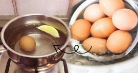 Αν βάλετε λεμόνι στο νερό που βράζετε τα αυγά σας... Αυτή η μέθοδος θα είναι απαραίτητη