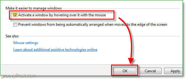 Πώς να αλλάξετε τα Windows με ποντίκι στο Windows 7