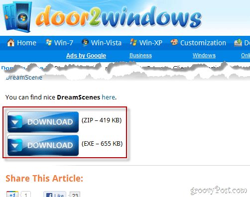 Πώς να εγκαταστήσετε το DreamScene στα Windows 7