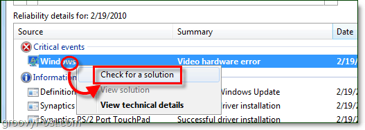 ελέγξτε για τα Windows 7 λύσεις σε θέματα