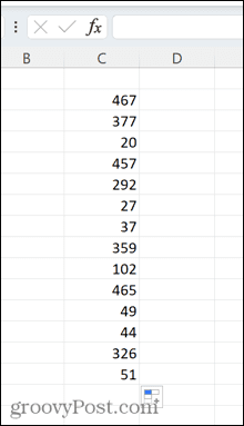 τυχαίους αριθμούς excel