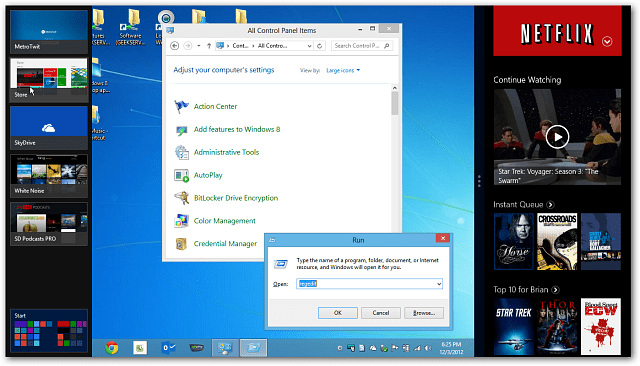 Ενεργοποιήστε τη δυνατότητα Snap των Windows 8 σε οθόνες χαμηλής ανάλυσης