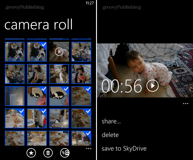 Windows Phone 8: Μεταφόρτωση φωτογραφιών και βίντεο στο SkyDrive