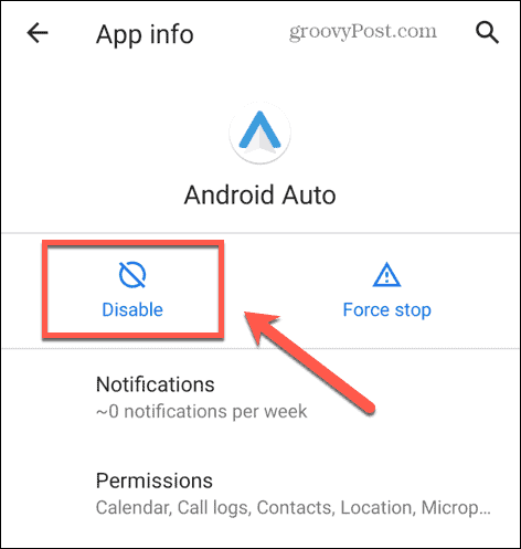 αυτόματη απενεργοποίηση android