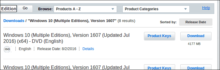 Windows 10 Κλειδί προϊόντος MSDN Τεχνική