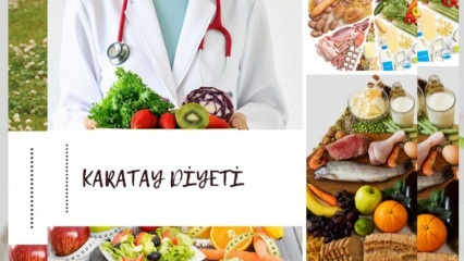 Τι είναι η δίαιτα Karatay, πώς γίνεται; Υγιεινή και γρήγορα εξασθενημένη δίαιτα Karatay