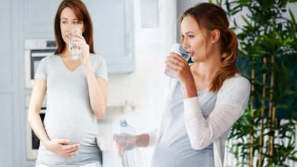 Οφέλη από το πόσιμο νερό για τις έγκυες γυναίκες! Πόσο νερό πρέπει να καταναλώνεται ανά ημέρα κατά τη διάρκεια της εγκυμοσύνης; 