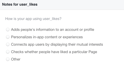 Εξηγήστε πώς θα χρησιμοποιήσετε τα δεδομένα που σας αρέσουν στο Facebook που συλλέγετε.