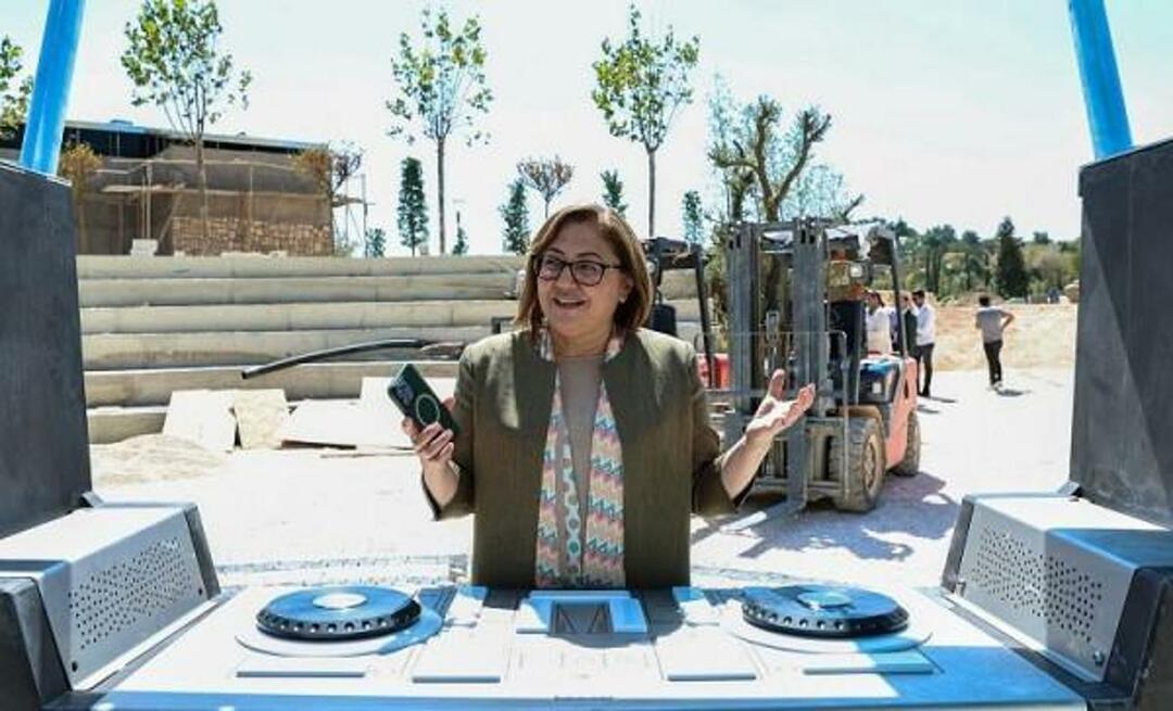Η Fatma Şahin ανακοίνωσε το νέο Φεστιβάλ Πάρκο της Gaziantep ως εξής: 