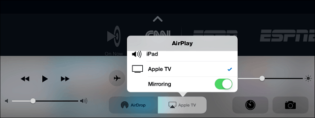 AirPlay στην Apple TV