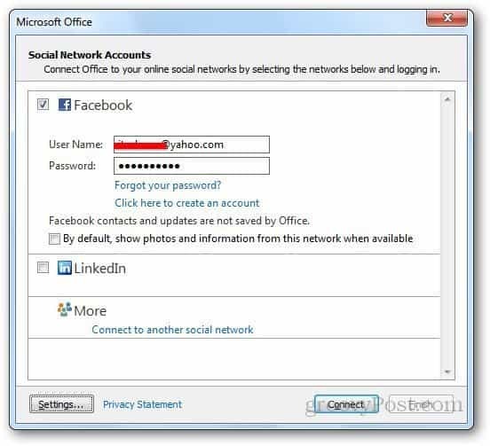 Κοινωνικά δίκτυα Outlook 4