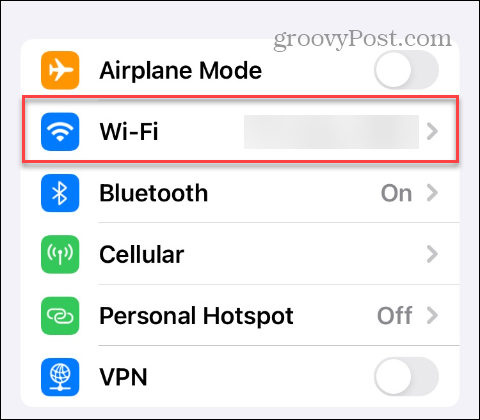 Ξεχάστε ένα δίκτυο Wi-Fi σε ένα iPhone