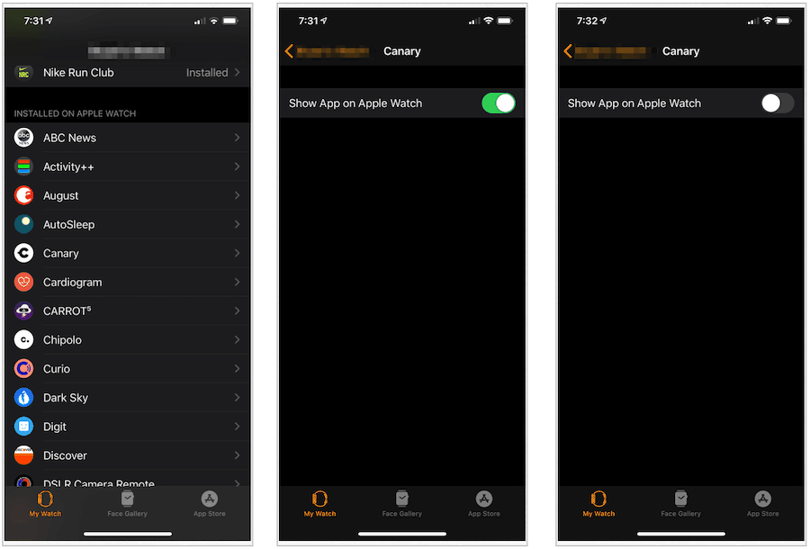 Διαγράψτε την εφαρμογή παρακολούθησης της Apple στο iPhone