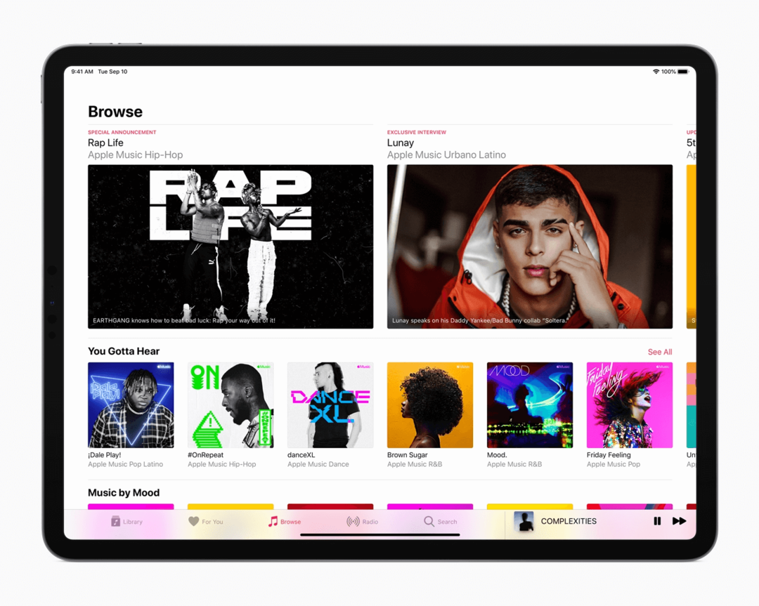 Apple Music στο iPad