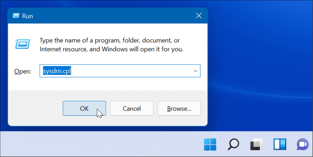 Εκτελέστε το sysdm-cpl κάνει τα Windows 11 πιο γρήγορα σε παλιό υλικό