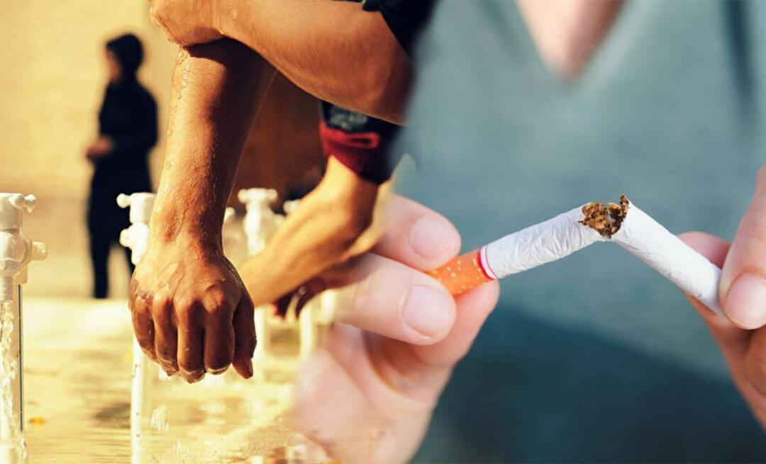 Σπάει η πλύση αν καπνίζεις; Το κάπνισμα σπάει την wudu;