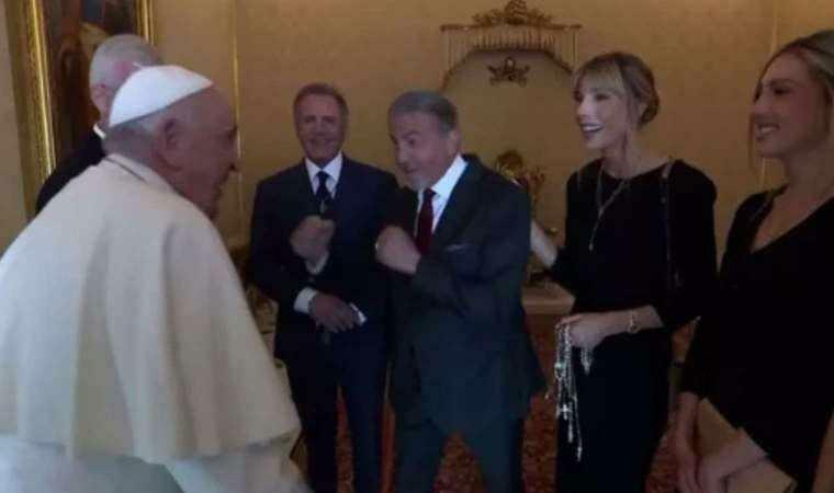 Ενδιαφέρον διάλογος μεταξύ του Σιλβέστερ Σταλόνε και του Πάπα Φραγκίσκου