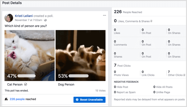 Πώς να εκτελέσετε δημοσκοπήσεις στο Facebook με κινούμενα GIF: Social Media Examiner
