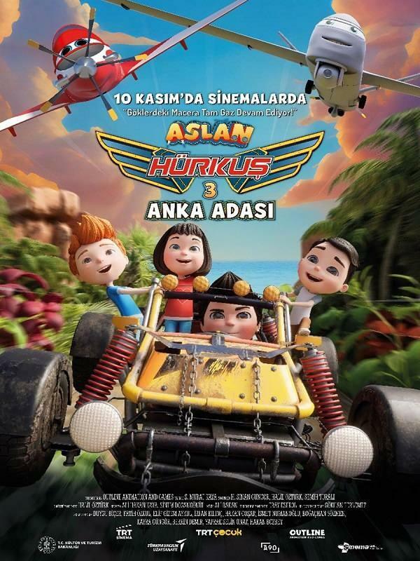 Αφίσα της ταινίας Aslan Hürkuş 3 Phoenix Island