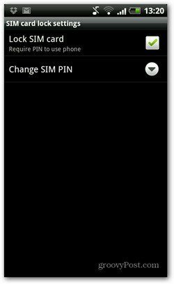 Απενεργοποίηση του κωδικού PIN του Android