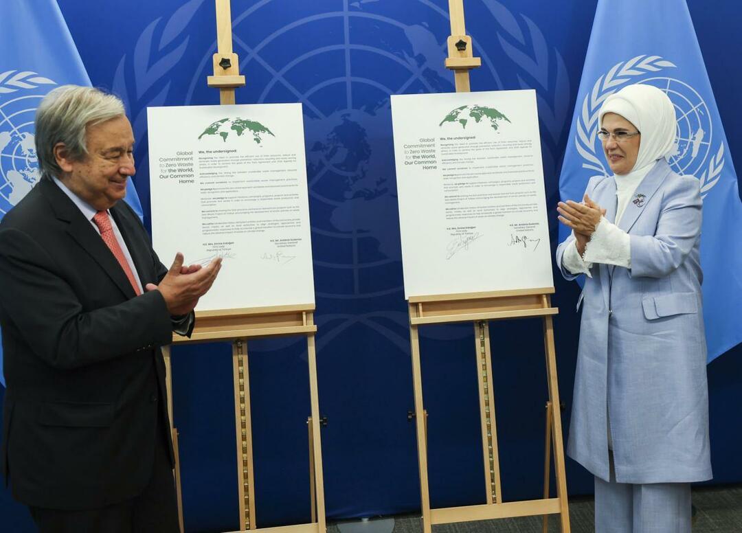 Υπεγράφη δήλωση καλής θέλησης στον ΟΗΕ για το έργο της Emine Erdoğan που αποτελεί παράδειγμα στον κόσμο!